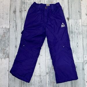 Gerry purple elastic waist snow pants- size XS-4/5